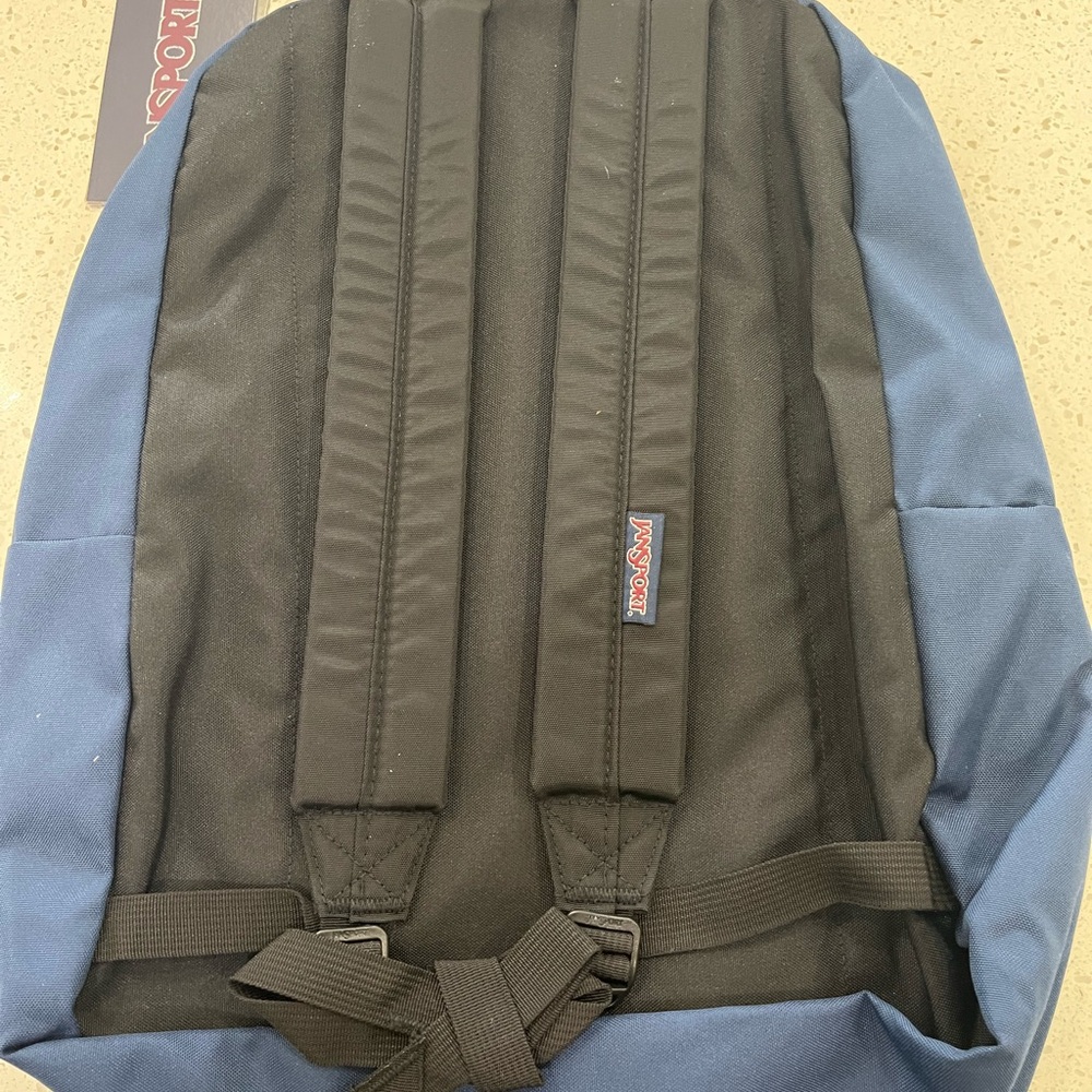JanSport Classic Superbreak Navy Blue Backpack - Picture 2 of 4